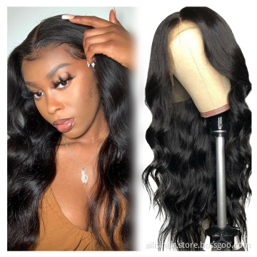 10A 180% Transparent pre plucked hd lace front wigs 13x6,hd full lace human hair wigs, 100% virgin human hair hd lace wigs